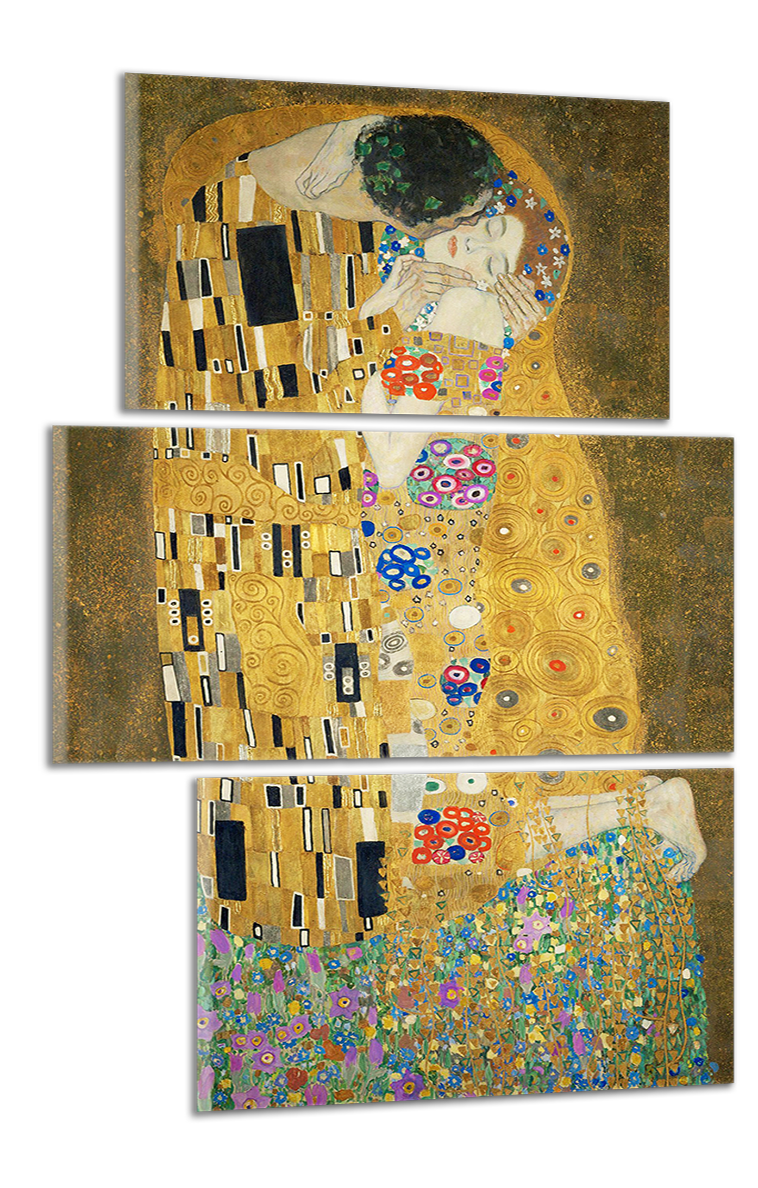 Obdelníkový obraz Polibek - Klimt
