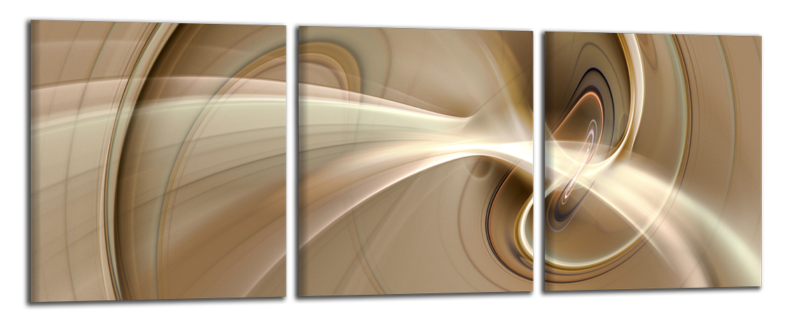 Panoramatický obraz Hnědá abstrakce