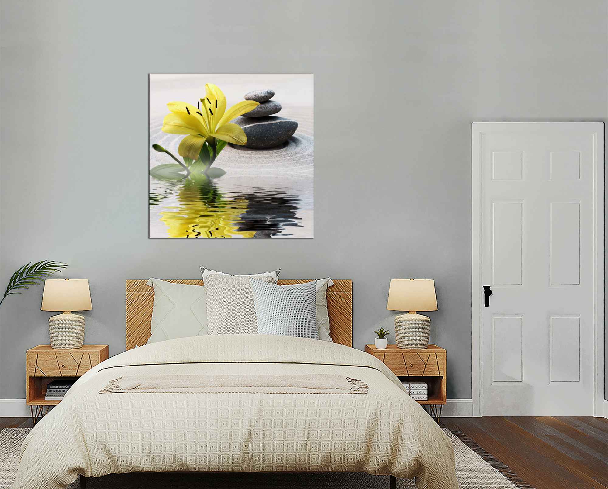 Čtvercový obraz Žlutý květ