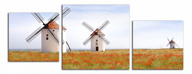 Panoramatický obraz Vetřné mlýny