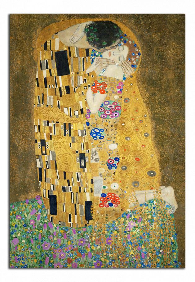 Obdelníkový obraz Polibek - Klimt