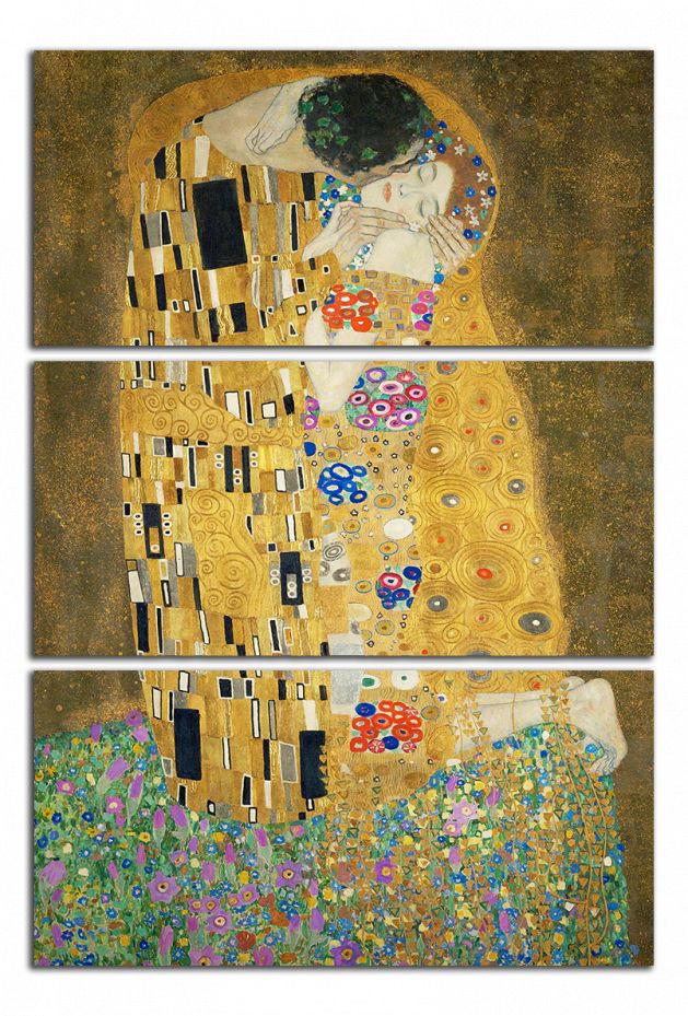 Obdelníkový obraz Polibek - Klimt