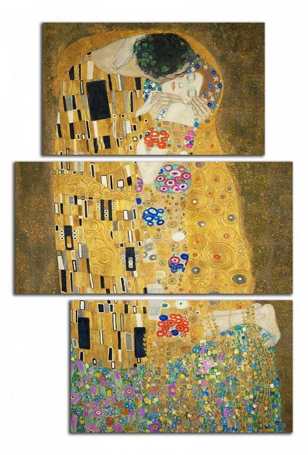 Obdelníkový obraz Polibek - Klimt