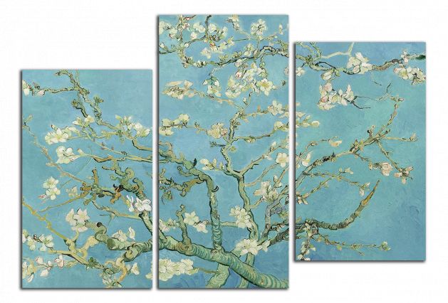 Obdelníkový obraz Mandlové květy - Van gogh
